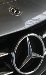 Original Mercedes Benz W212 W213 E Class Flat Emblem Logo Kap Mesin - Gambar 4