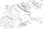 Original Mercedes W205 Sensor Parkir Depan Sisi Dalam Kiri atau Kanan - Image 3