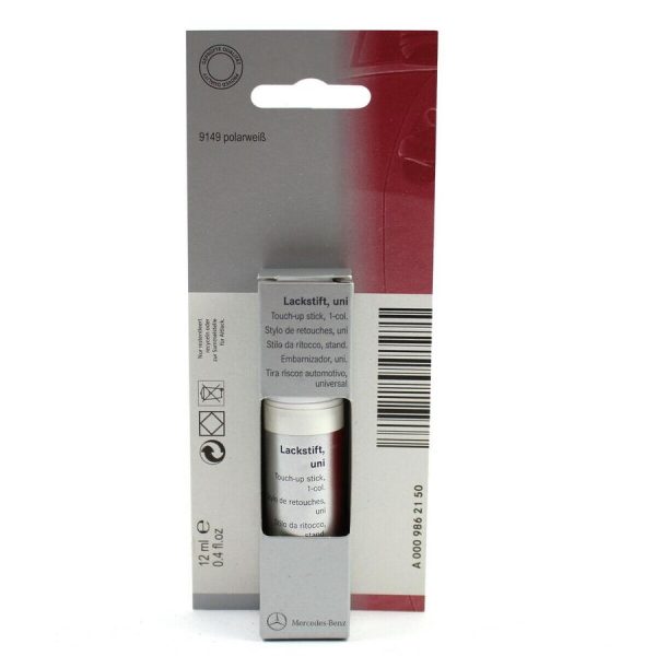 Original Mercedes Polar White Uni 9149 Touch Up Paint Cat Oles Mobil