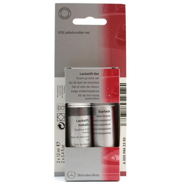 Original Mercedes Palladium Silver 9792 Touch Up Paint Cat Oles Mobil