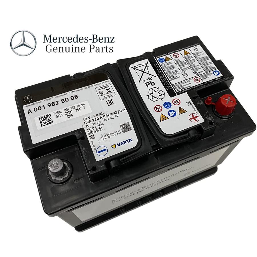A0019828008/26_A Original Mercedes Benz Starter Battery Aki 70Ah 12V - Image 1