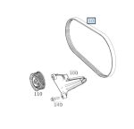 Original Mercedes M278 M157 V Belt Ribbed Fan Belt Tali Kipas - Image 5