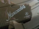 Original Mercedes Benz Vintage Sticker Decal Kaca Depan