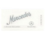 Original Mercedes Benz Vintage Sticker Decal Kaca Depan - Image 4