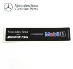 Original Mercedes AMG Recommend Oli Mobil 1 Oil Sticker Logo Emblem