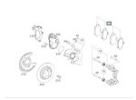 Original Mercedes C117 CLA X156 GLA Brake Pads Kampas Rem Belakang - Image 5