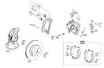 Original Mercedes R172 SLK W204 C Class Brake Pads Kampas Rem Depan - Image 4