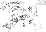 Original Mercedes W205 C X253 GLC W463 G Lampu Sen LED Spion KANAN - Image 5
