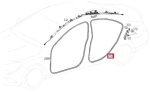 Original Mercedes C117 CLA Karet Seal Body Pintu Belakang KIRI / KANAN