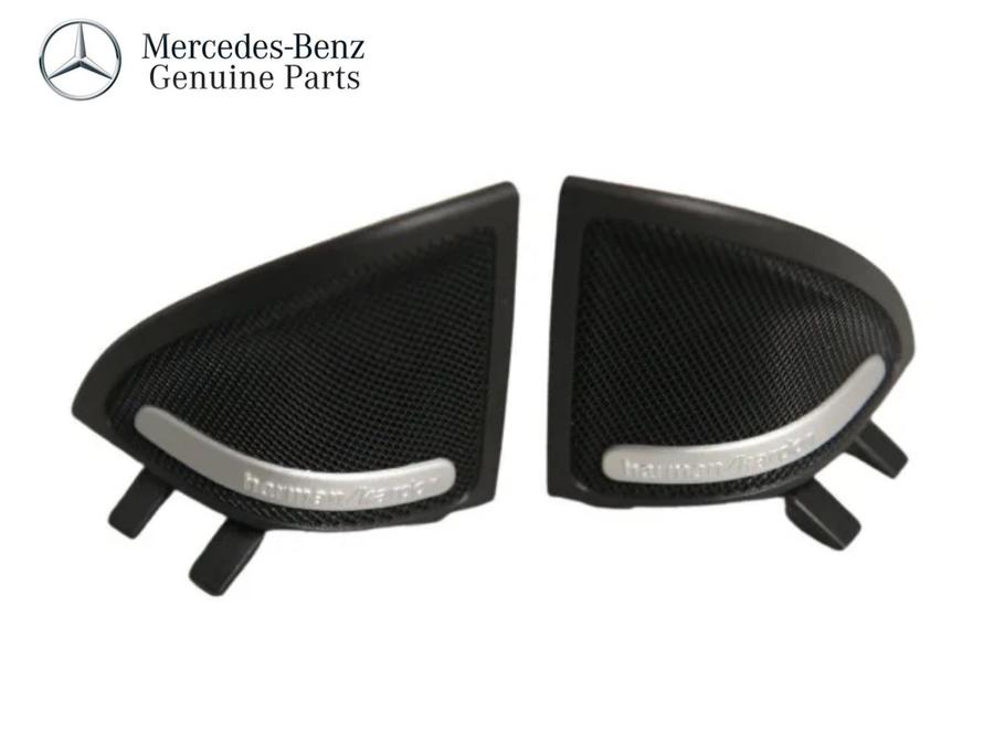 A11772003119H68+A11772004119H68_A Mercedes C117 CLA Tweeter Speaker Cover Harman Kardon Pintu Depan SET - Image 1