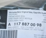 Original Mercedes Benz C117 CLA Seal Karet Kap Mesin Bagian Depan A1178870098 - Gambar 4