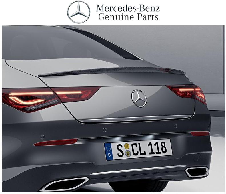 A1187930100_A Original Mercedes Benz C118 CLA Class AMG Rear Carbon Fiber Spoiler Belakang - Image 1