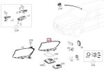 Original Mercedes X156 GLA Gasket Seal Karet Lampu Depan KIRI - Image 4