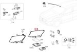 Original Mercedes X156 GLA Gasket Seal Karet Lampu Depan KANAN - Image 4