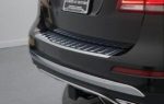 Mercedes W166 ML GLE Chrome Pelindung Mulut Bagasi Bemper Belakang