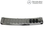 Mercedes W166 ML GLE Chrome Pelindung Mulut Bagasi Bemper Belakang - Image 3