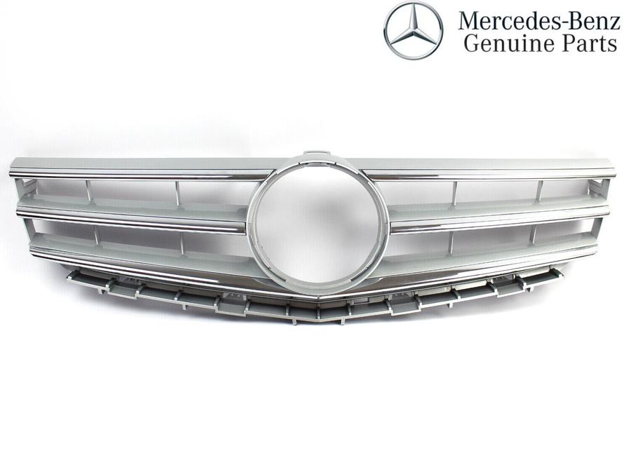 A1698801683_A Original Mercedes W169 Facelift A Class Front Grille Gril Depan Silver - Image 1