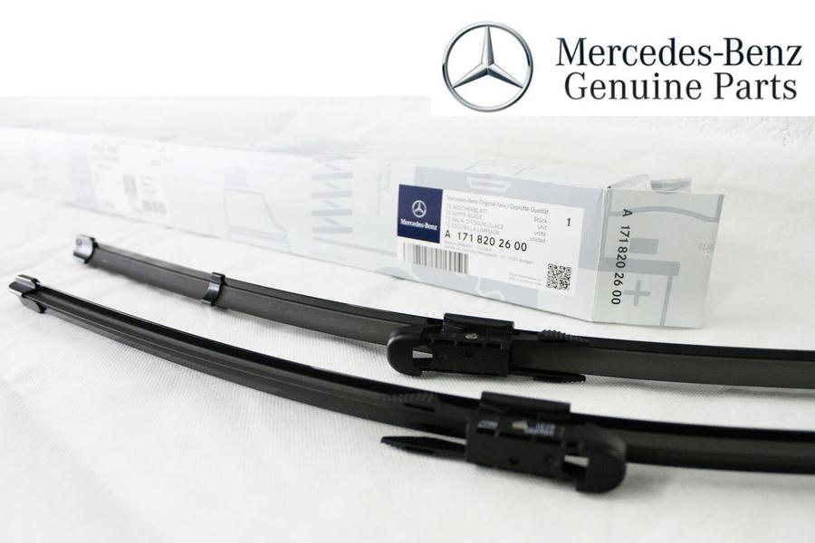 A1718202600_A Original Mercedes Benz R172 SLK Class Wiper Karet Penghapus Kaca Depan - Gambar 1