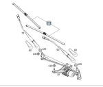 Original Mercedes W177 A Class Wiper Karet Penghapus Kaca Depan Mobil - Gambar 3