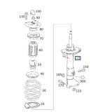 Ori Mercedes W204 C207 A207 Shock Breaker Dynamic Handling Depan KANAN - Image 5