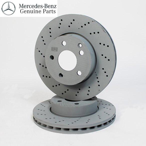 Original Mercedes W204 C250 AMG Brake Disc Piringan Rem Cakram Depan