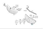 Ori Mercedes W204 C Radiator Gril Depan Sport Avantgarde Edition Grill - Image 4