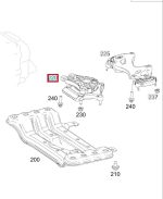 Original Mercedes X253 GLC Mounting Transmisi Bearing Mount 4MATIC - Image 4