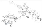 Original Mercedes W205 Cover Penutup Arm Suspensi Belakang KANAN - Image 4