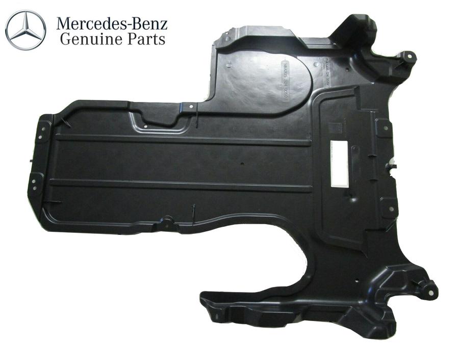 A2055240000_A Original Mercedes W205 Cover Penutup Kolong Bawah Mesin Belakang - Gambar 1