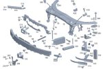 Original Mercedes W205 Left Impact Bracket Radiator Support KIRI - Image 3