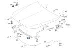 Original Mercedes Benz W205 Engine Hood Insulation Peredam Kap Mesin - Image 3