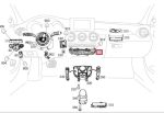 Original Mercedes W205 C205 A205 Climate Control Unit Panel Tombol AC - Image 3