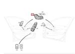 Mercedes W205 X253 C253 GLC Tombol Settingan Jok Kursi Depan KIRI - Image 3