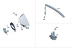 Original Mercedes W205 C Sedan Tail Light Lampu Rem Belakang KIRI - Image 5