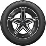 Original Mercedes W206 C Class AMG Spoke VELG 7,5J x 18" Black Depan - Image 3