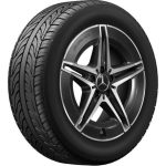 Original Mercedes W206 C Class AMG Spoke VELG 7,5J x 18" Black Depan - Image 4