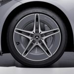 Original Mercedes W206 C Class AMG Spoke VELG 7,5J x 18" Grey Depan