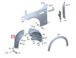 Original Mercedes W206 C Class Inner Fender Liner Depan KIRI - Image 5