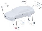 Original Mercedes W206 C Class Mud Flaps / Pelindung Lumpur Depan - Image 3