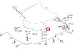 Original Mercedes C207 E Class Coupe Hood Insulation Peredam Kap Mesin - Gambar 3