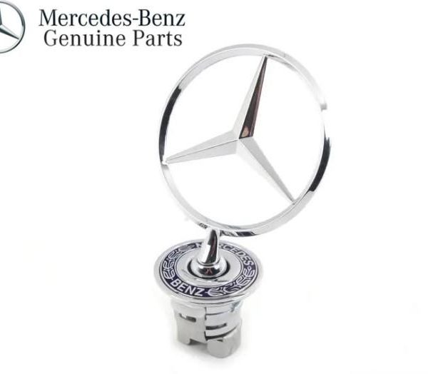 Original Mercedes W202 W208 W220 Emblem Logo Kap Mesin Berdiri Depan