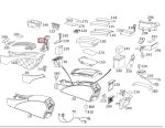 Original Mercedes W211 W219 CLS Cup Holder Konsol Tengah Depan - Image 6