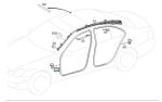 Original Mercedes W211 Weatherstrip Karet Seal Body Pintu Depan