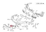 Original Mercedes W211 E Class Trim Keliling Cover Fog Lamp KIRI - Image 3