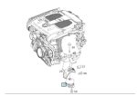 Original Mercedes W212 Engine Mounting Mesin M274 - KIRI - Image 3