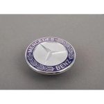 Original Mercedes Benz W205 C Class Flat Emblem Logo Kap Mesin Depan - Gambar 3