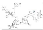 Original Mercedes Benz W212 E Class Panel Body Fender Depan Kiri - Image 3