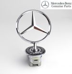 Original Mercedes W213 E Class Logo Standing Emblem Bintang Kap Mesin