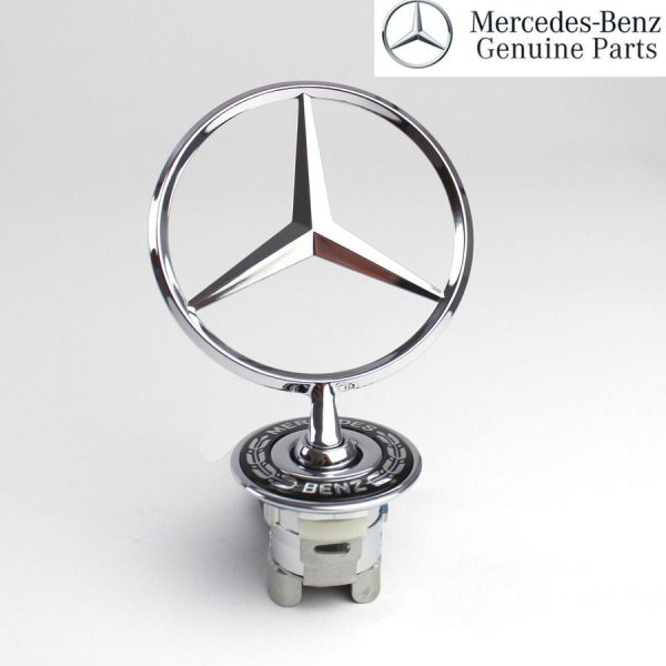 Original Mercedes W213 E Class Logo Standing Emblem Bintang Kap Mesin