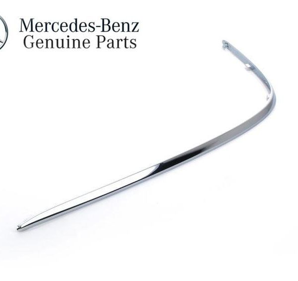 Original Mercedes Benz W220 S Class Trim Lis Chrome Bemper Depan KIRI